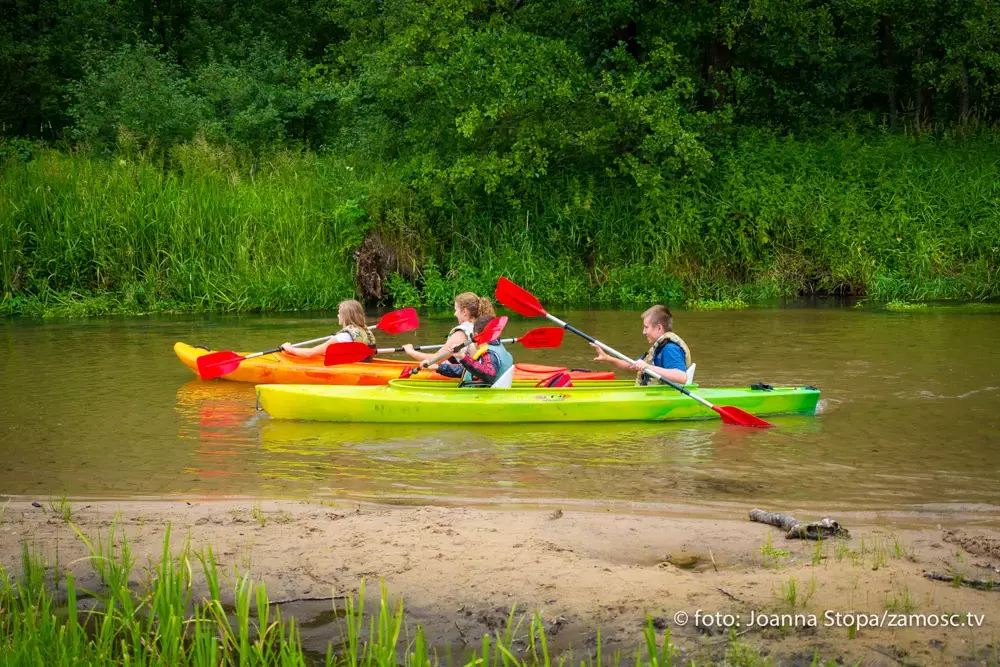 Kajaki Zwierzyniec Wieprz na Roztoczu