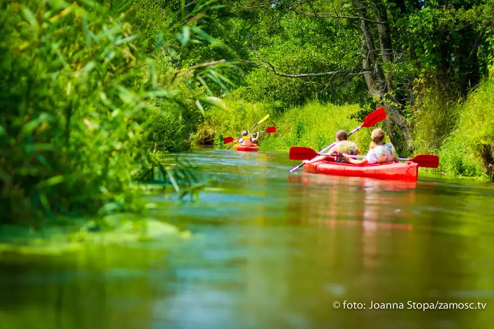 Spływ kajakowy Bondyrz Guciów na rzece Wieprz
