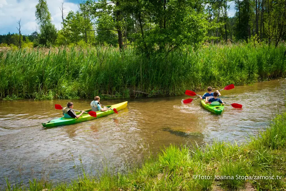 Spływ kajakowy Hutki Bondyrz na Roztoczu