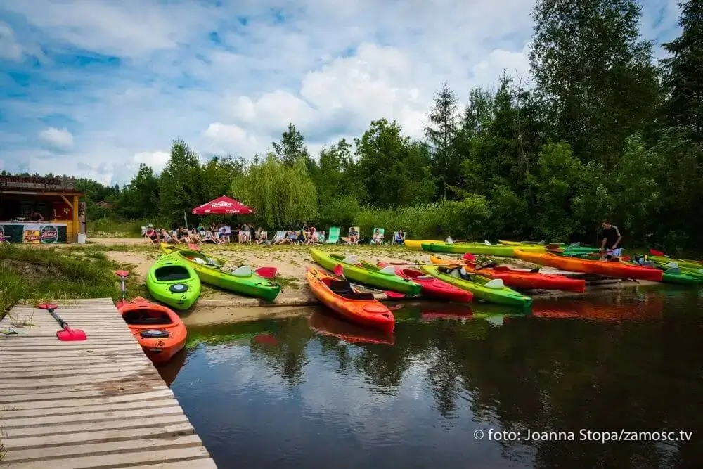Spływy kajakowe Obrocz na Roztoczu rzeką Wieprz