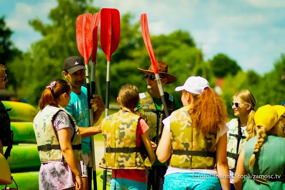 Spływy kajakowe dla szkół Wieprzem Zwierzyniec