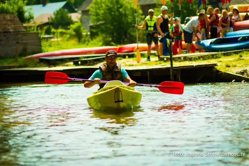 Kajaki U Rudego Obrocz na Roztoczu